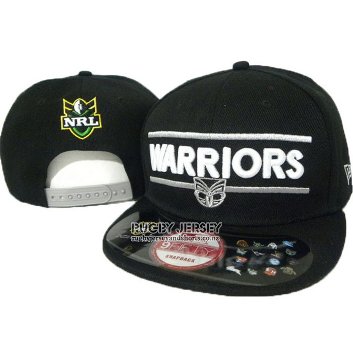 NRL Snapbacks Caps New Zealand Warriors Black